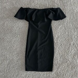 Windsor Black Off-Shoulder Dress